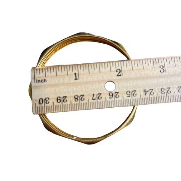 Monet Gold Tone Bracelet Bundle ~ Set of 3 - Picture 2 of 2